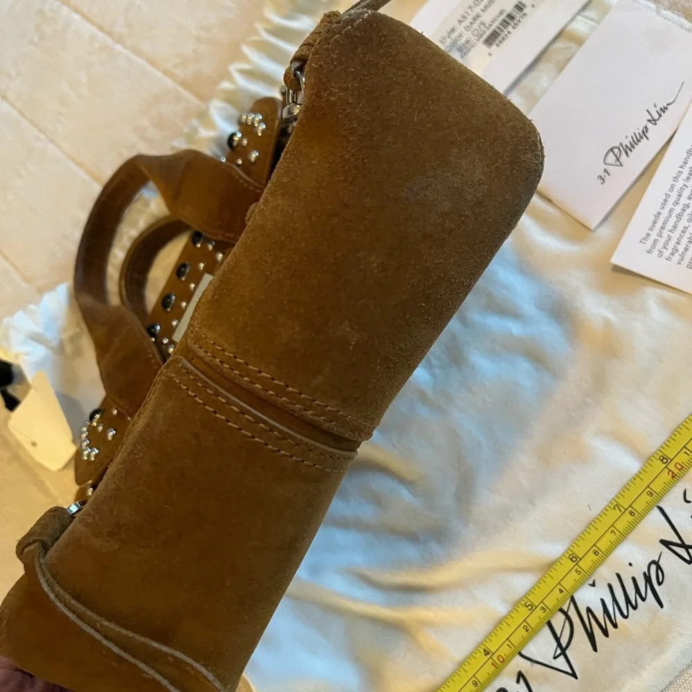 Phillip Lim $1250 studded suede mini pashli crossbody bag - Picture 12 of 14